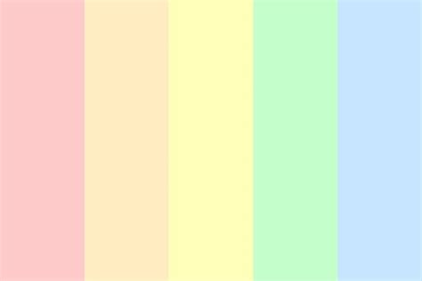 Pastel Rainbow Aesthetic Color Palette | Rainbow aesthetic, Pastel ...