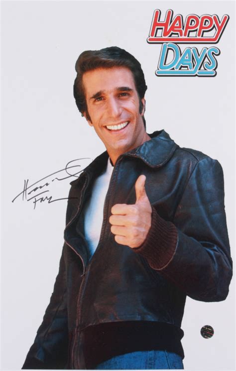 Henry Winkler Signed "Happy Days" 11x17 Photo Inscribed "Fonz" (Legends COA) | Pristine Auction