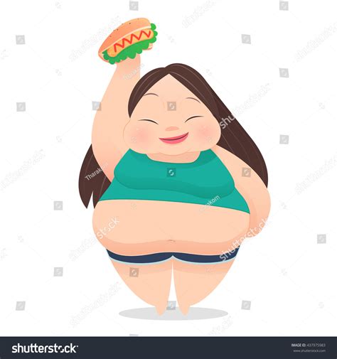 21,090 Fat Girl Cartoon Image Images, Stock Photos & Vectors | Shutterstock