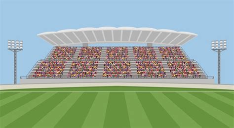 Stadium Crowd Cartoon