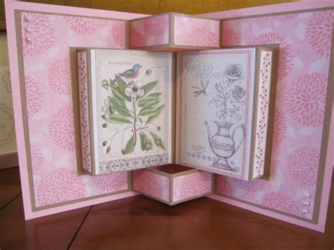 Book Fold Card by Michele G - Cards and Paper Crafts at Splitcoaststampers | Fancy fold cards ...