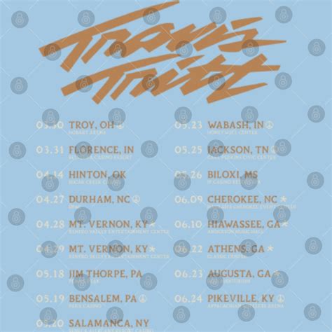 Travis Tritt 2023 Tour, Music Travis Tritt Tour 2023 Under the Influence Tour 2023 Poster Set ...