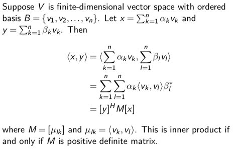 Example of inner product as matrix multiplication - Mathematics Stack ...