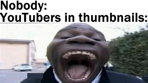 81 Youtubers In Their Thumbnails Meme