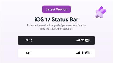 iOS 17 Status Bar | Figma