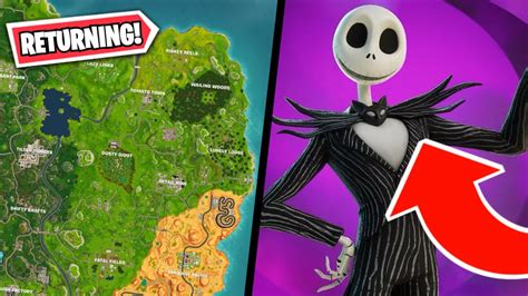 🔴LIVE - FORTNITE JACK SKELLINGTON IS HERE! NEW FORTNITE CHAPTER 1 MAP RETURNING! (FINAL TEST ...