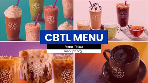 THE COFFEE BEAN & TEA LEAF MENU PHILIPPINES & UPDATED PRICES 2024