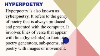 Hyperpoetry, Blog, and Graffiti Art.pptx