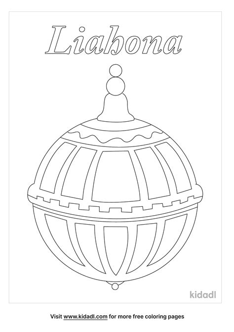 Free Liahona Coloring Page | Coloring Page Printables | Kidadl