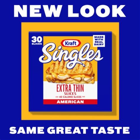 Kraft Extra Thin American Cheese Slices, 16 oz - Kroger