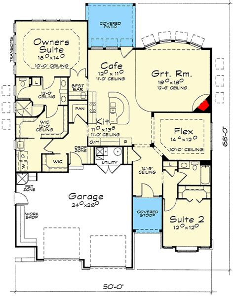 Plan 42196DB: Arts & Crafts House Plan With Multiple Options | Arts and ...