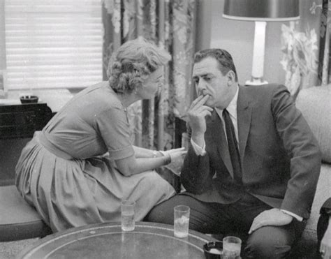 Raymond Burr and executive producer Gail Patrick Jackson