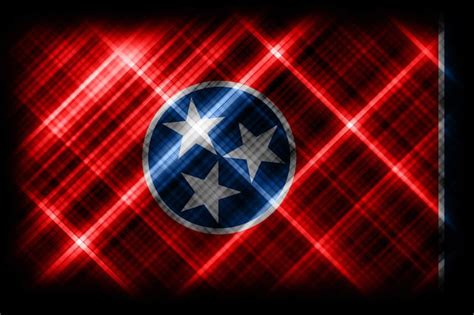 Premium Photo | Tennessee state flag tennessee flag background