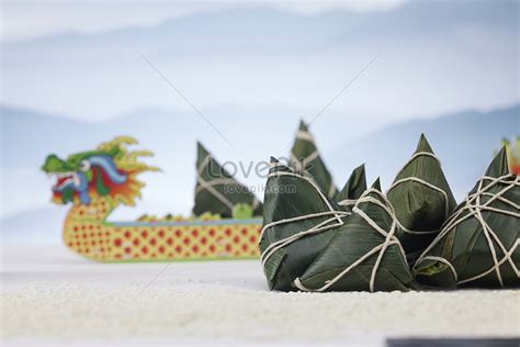 Zongzi In Front Of The Dragon Boat Festival Picture And HD Photos ...