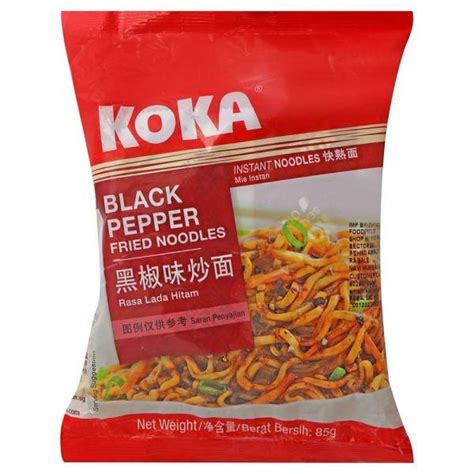 Koka Black Pepper Instant Fried Noodles 85 g - JioMart