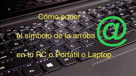 Como Poner La Arroba En Una Laptop Hp Como Poner El Simbolo De La | Porn Sex Picture