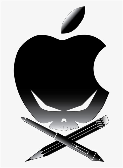 Skull Apple Logo - Apple Skull White Logo - Free Transparent PNG Download - PNGkey