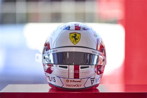 Charles Leclerc reveals all-time favourite Ferrari helmet design