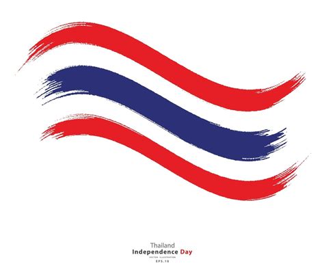 Flag of Thailand. Flag in grungy style. Independence Thai Day. vector EPS Illustration. 2308446 ...