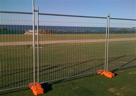 Festivals Galvanized Temporary Fence / Construction Site Security Fencing