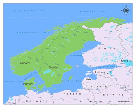 Scandinavian Countries / Which Countries are Scandinavian? | Mappr