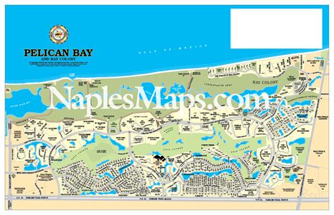 Map Pelican Bay Area (customized sample) Naples Florida