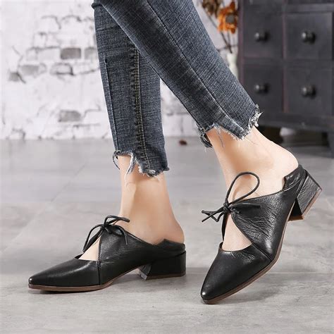 Aliexpress.com : Buy 2018 new style pointed shoes women lace pumps ...