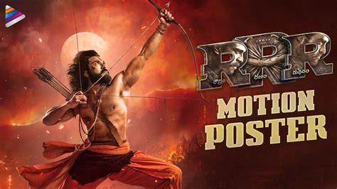 Ram Charan Alluri Sitarama Raju Motion Poster | RRR Movie | Ram Charan | Jr NTR | SS Rajamouli ...