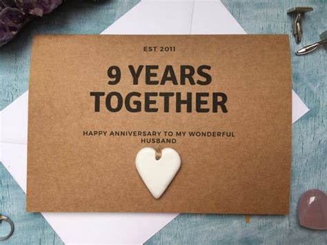 Pin on 9th anniversary cards and gift ideas