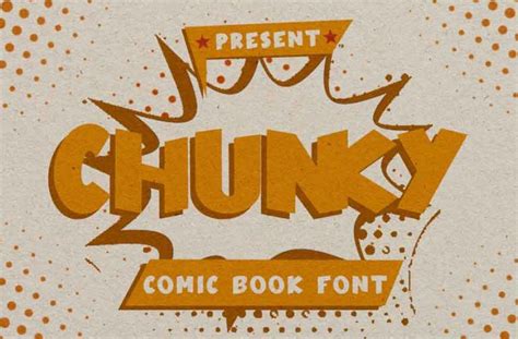 Chunky Font - Dfonts