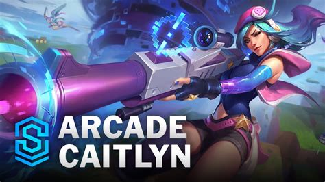 Arcade Caitlyn (2021 ASU) Skin Spotlight - League of Legends - YouTube