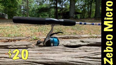 Zebco Fishing Rod And Reel Combo Review $20 - YouTube