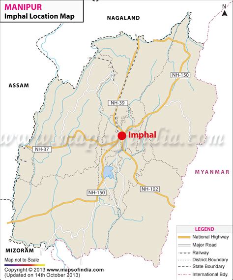 Where is Imphal Located in India | Imphal Location Map,Manipur