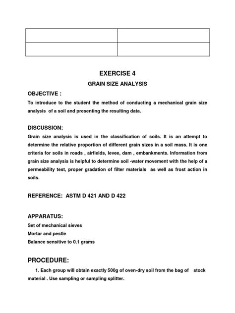 Experiment 4 Soil Mech - CC | PDF | Nature