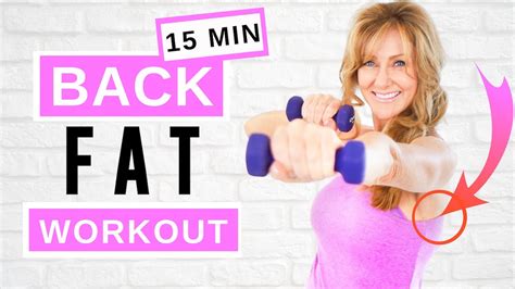 15 Minute Back Workout With Dumbbells For Women Over 50 | Lose Back Fat! – WeightBlink