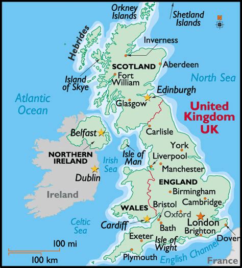 UK Cities Maps Pictures | Maps of UK Cities Pictures