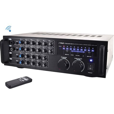 Pyle Pro Bluetooth Stereo Karaoke Mixer/Amplifier PMXAKB1000 B&H