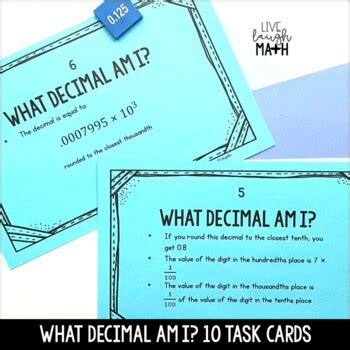 Decimal Place Value Math Centers - Review Games & Practice Activities