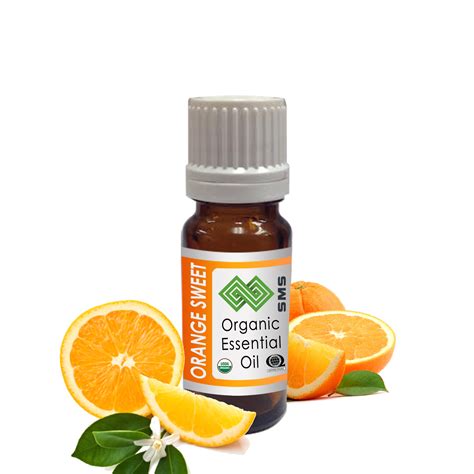 Orange Sweet Essential Oil Organic - SMSOrganics, Pure Essential Oils, Carrier Oils, Attar ...