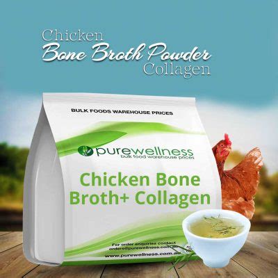 Chicken Bone Broth Powder + Collagen (3 Flavours) — Purewellness