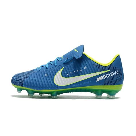 Neymar Nike Mercurial Vapor 11 FG Football Shoes - Blue White