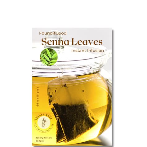 Senna leaves Instant Infusion (Cassia angustifolia – Alexandrian Senna – Cassia senna)- Fine ...