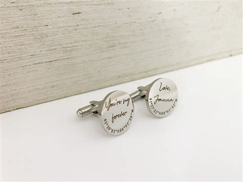 Personalized Cuff Links Mens Cufflinks Wedding Gift for - Etsy