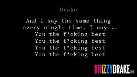 Drake - Best I ever had Lyrics [Correct] - YouTube