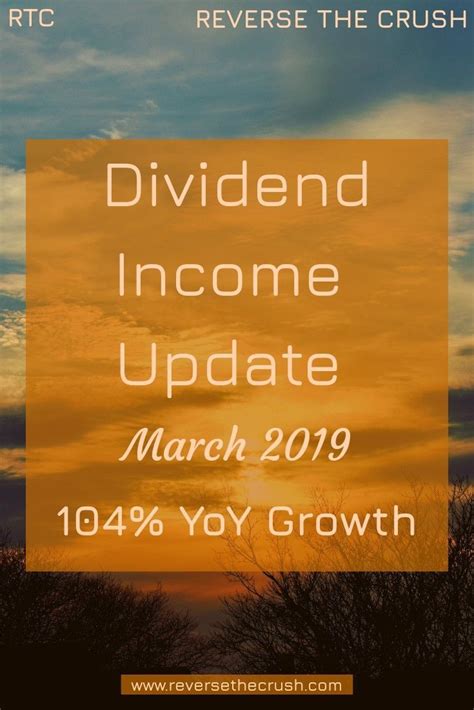 RTC Dividend Income Update #22 | New Record in March 2019! - REVERSE ...