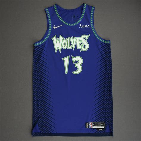 Nathan Knight - Minnesota Timberwolves - Game-Worn City Edition Jersey - 2021-22 NBA Season ...