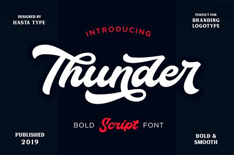 Thunder Script - Free Download :: Behance