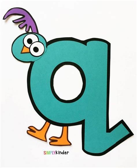 Alphabet Notebooks with Lower Case Alphabet Crafts and Printables - Letter Q Alphabet Craft ...