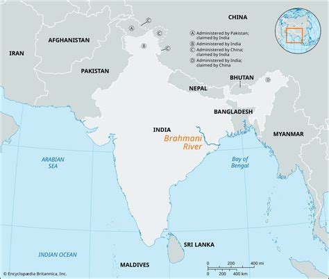 Brahmani River | India, Map, & Facts | Britannica