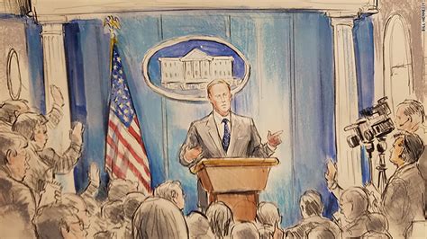 With cameras banned, CNN sends sketch artist to White House briefing